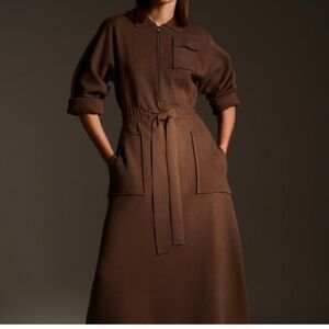 Zara knite midi dress